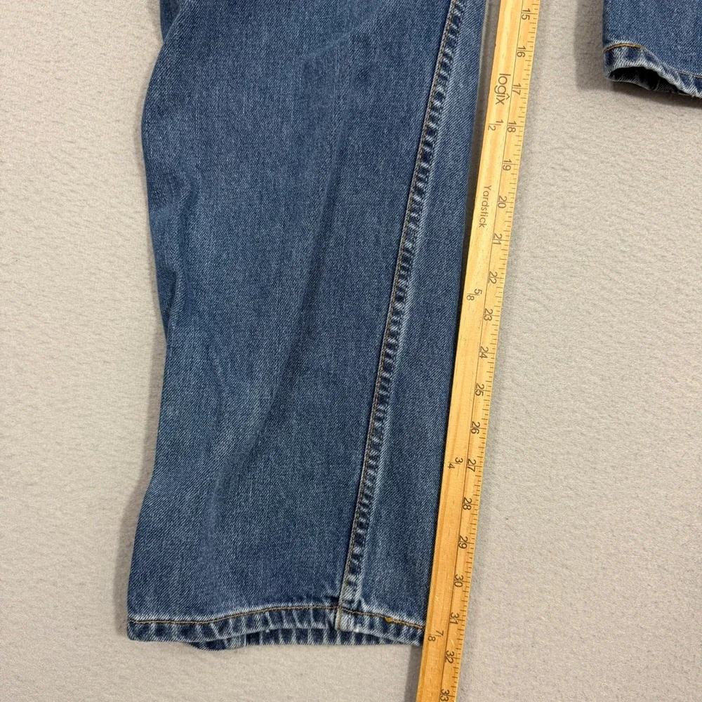 Vintage Levis 505 Jeans Men's 36x32 Blue Regular Fit Straight Leg Denim Western